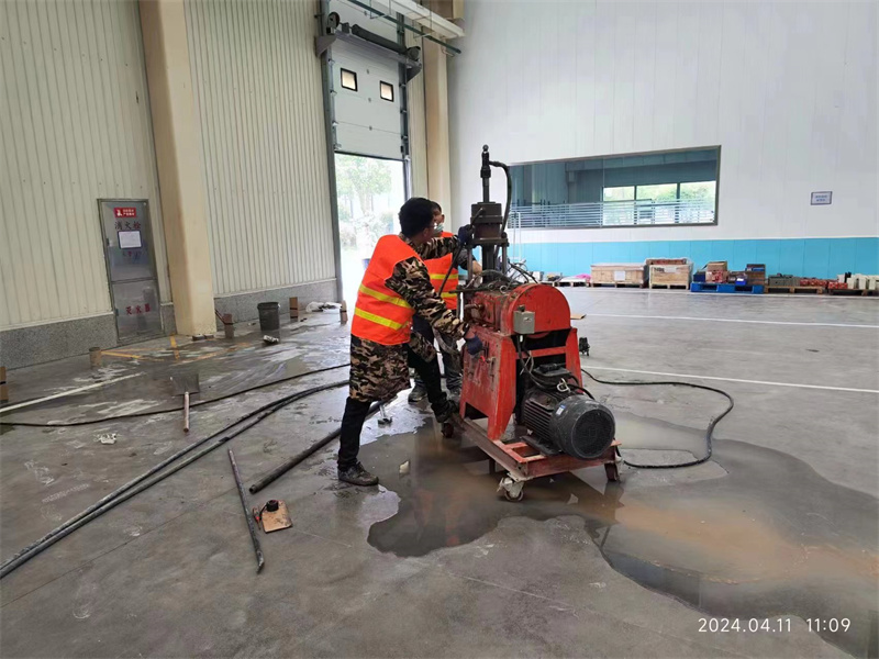 桂林厂房地面下沉塌陷注浆加固施工